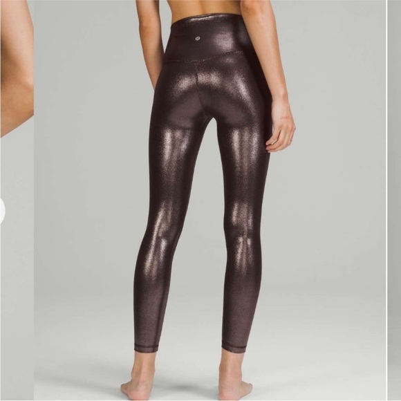 Lululemon Align High-Rise Pant 25" *Shine Radiate Foil Print French Press - Picture 1 of 12